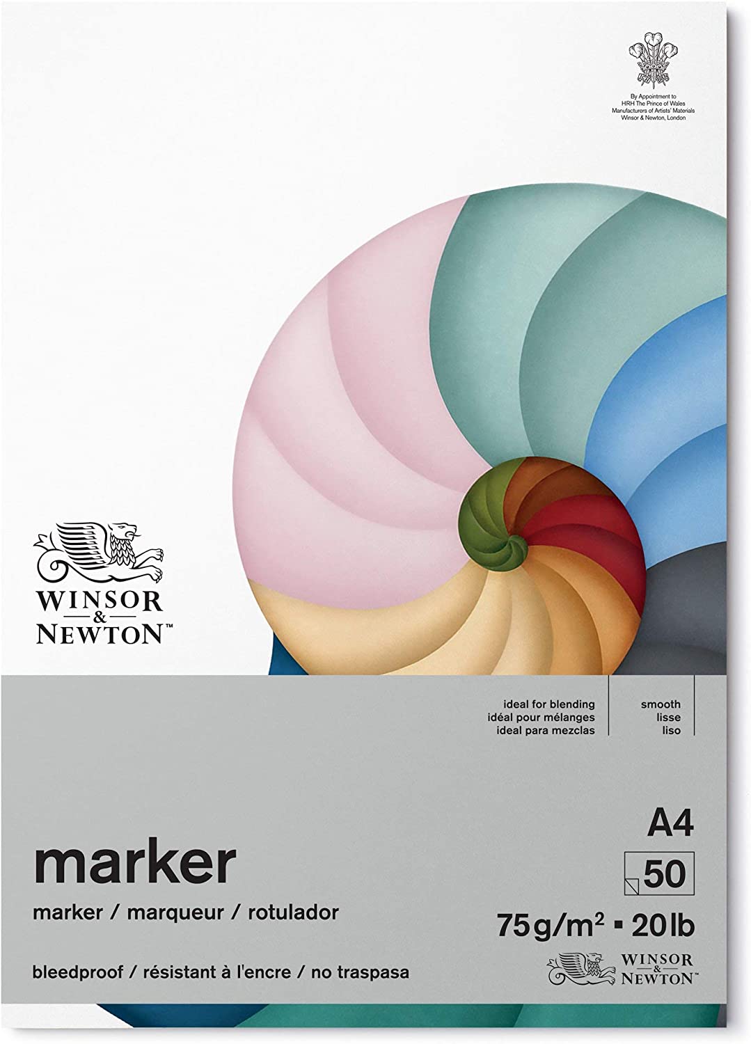 Winsor & Newton ProMarker Superior Bleedproof Marker Paper Pad A4 –  ATALONDON
