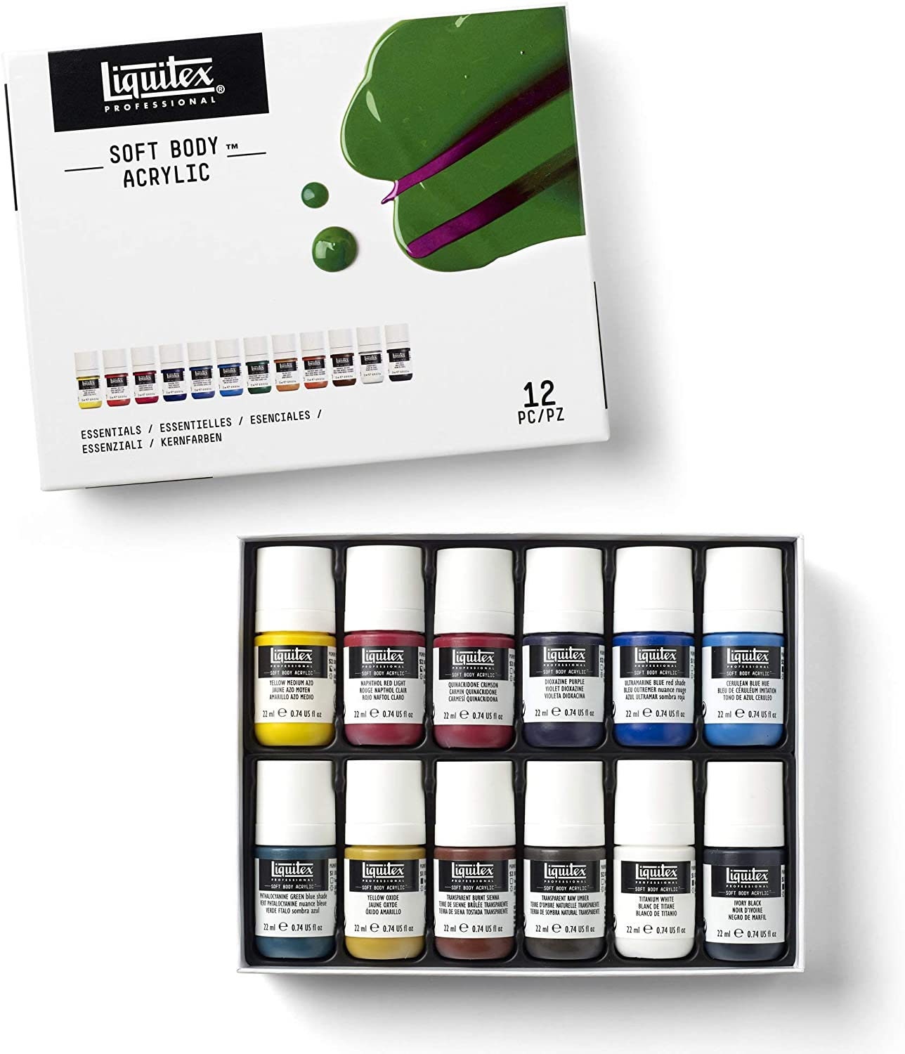 Acrylic Paint 36 Colors 22ml Tube Acrylic Paint Set, Paint For