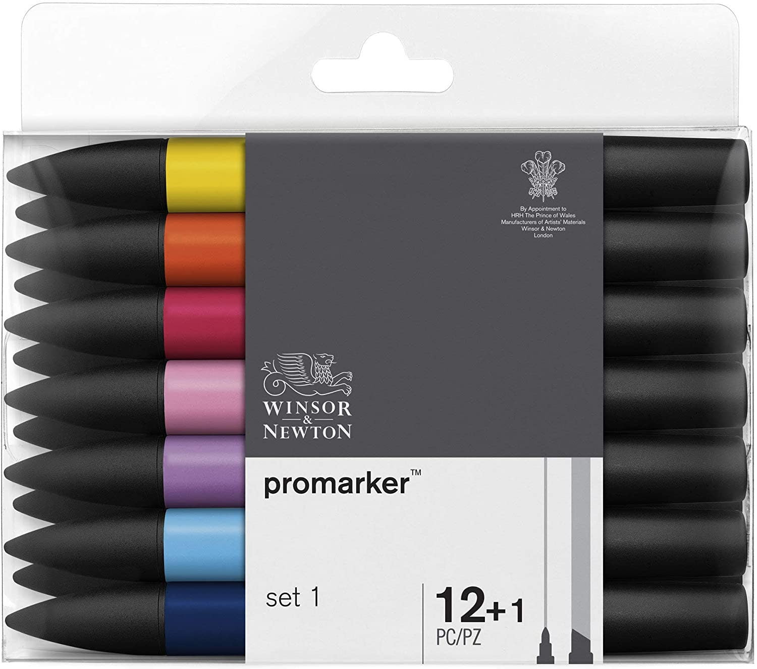 Winsor & Newton Promarkers Set 1 12 Pack