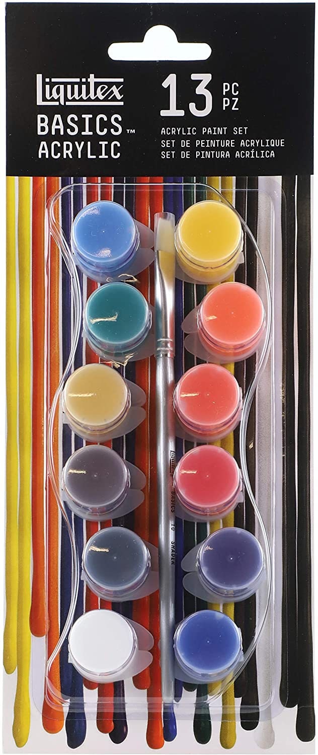 Liquitex Basic Acrylic set 12x4ml, Assorted Colors, One Size,3699343 –  ATALONDON