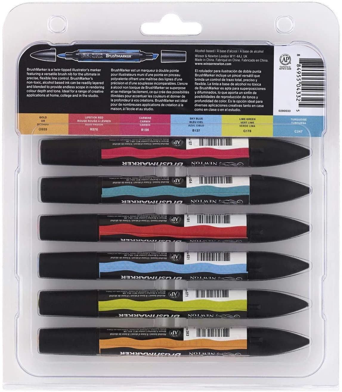 Winsor & Newton Promarker Brush Twin Tipped Alcohol Based Graphic Marker  Pens