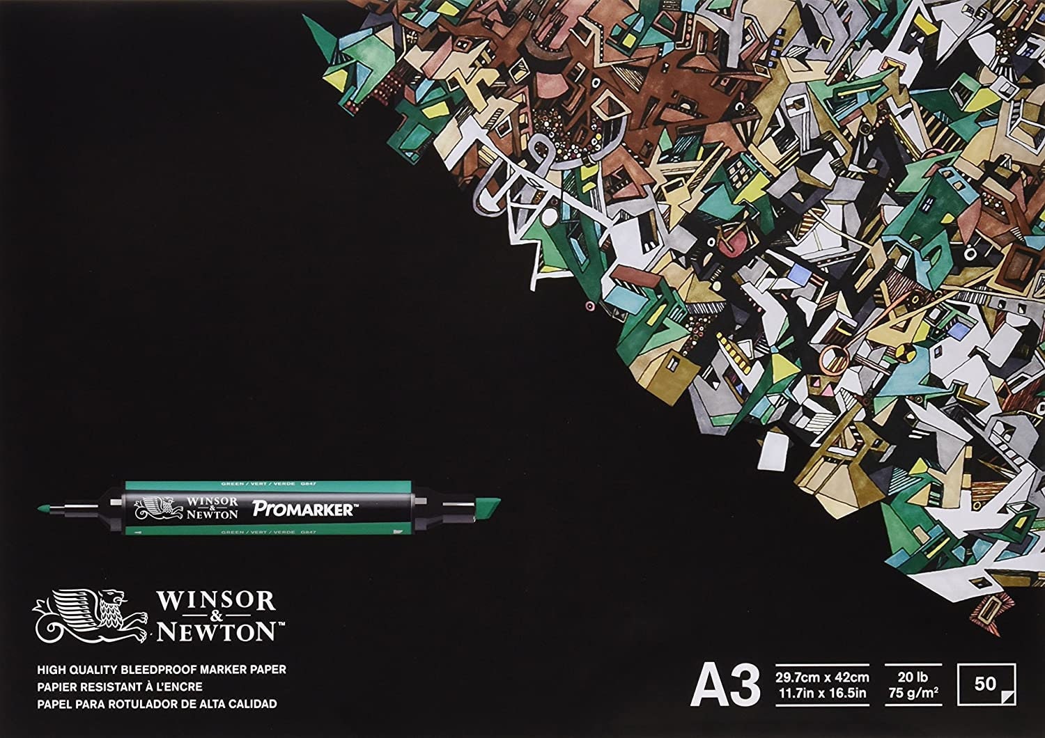 Winsor & Newton Marker Pad Heavyweight A3 160g