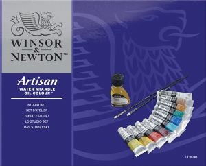 Winsor & Newton Artisan Water Mixable Oil 37ml - Phthalo Green (Blue Shade)