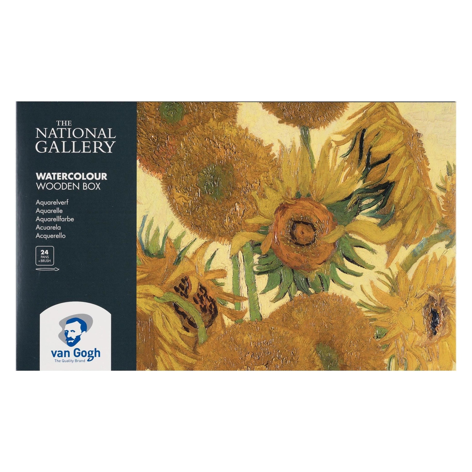 Van Gogh Watercolour 24 Pan Metal Pocket Box -20838624