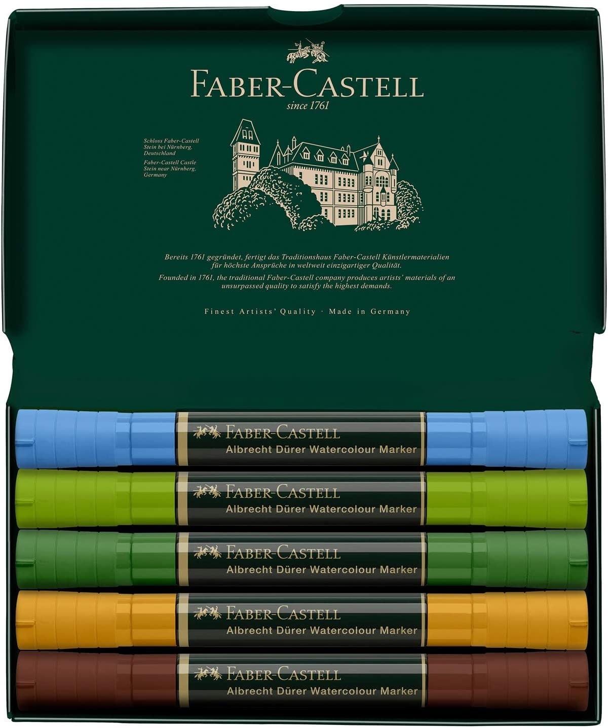 Faber Castell : Albrecht Durer : Watercolor Marker : Green Gold -  Faber-Castell : Albrecht Durer - Faber-Castell - Brands